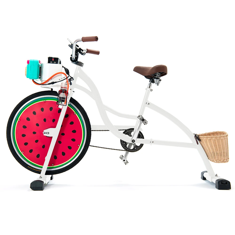 EXI Newest soap bubble bike with fixed casual bicycle for family games