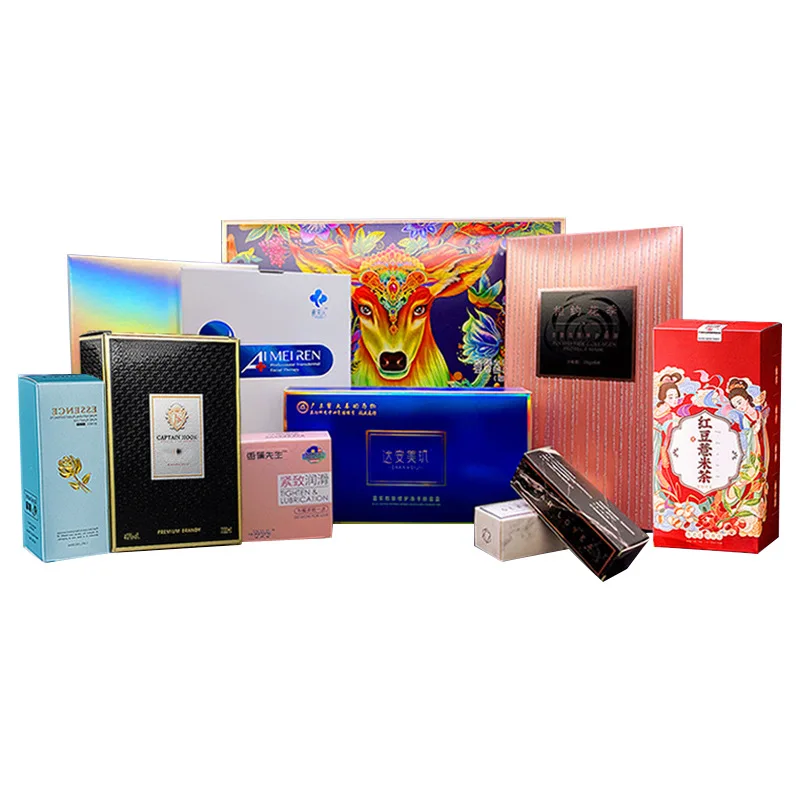 Factory Outlet Custom Eco Friendly Lips Gloss Cosmetic Cardboard Paper Box Packaging for Skincare Products