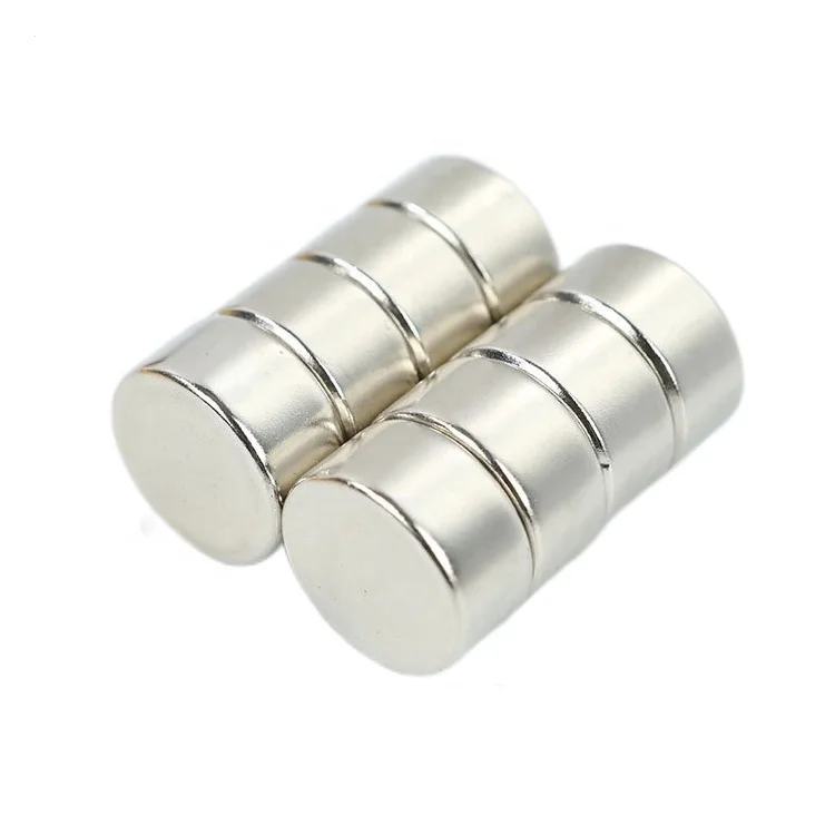Professional Magnetic Manufacturer Customized N45 N48 N35 Axially 20x10 Round NdFeb Neodymium Magnet