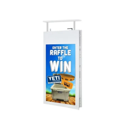 Commercial Display TV Vertical Double Sided Indoor Advertising LCD Display Screen Hanging Ceiling