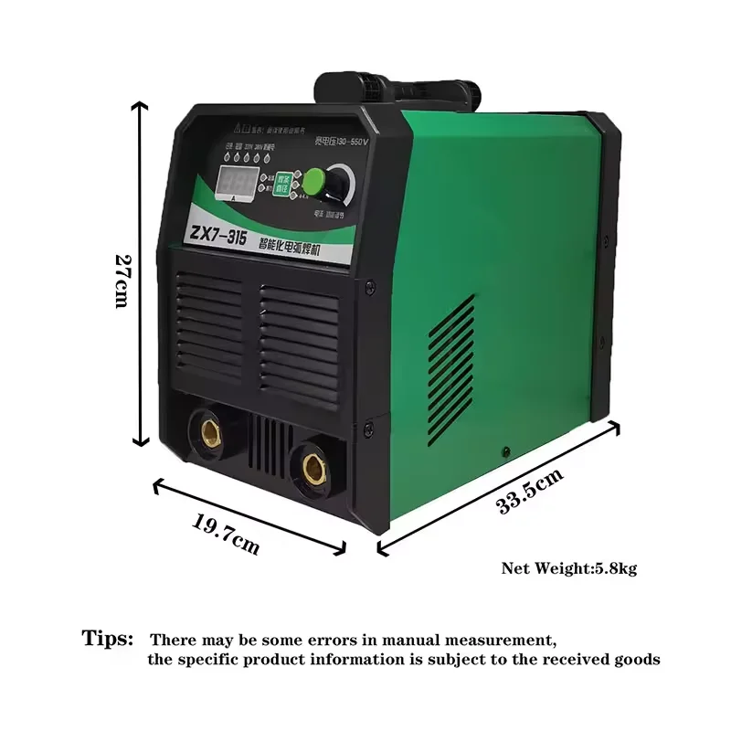 Hot Sales Zx7-250 Mma Dc Inverter 380V 315A 400A Inverter Mma Arc Welder