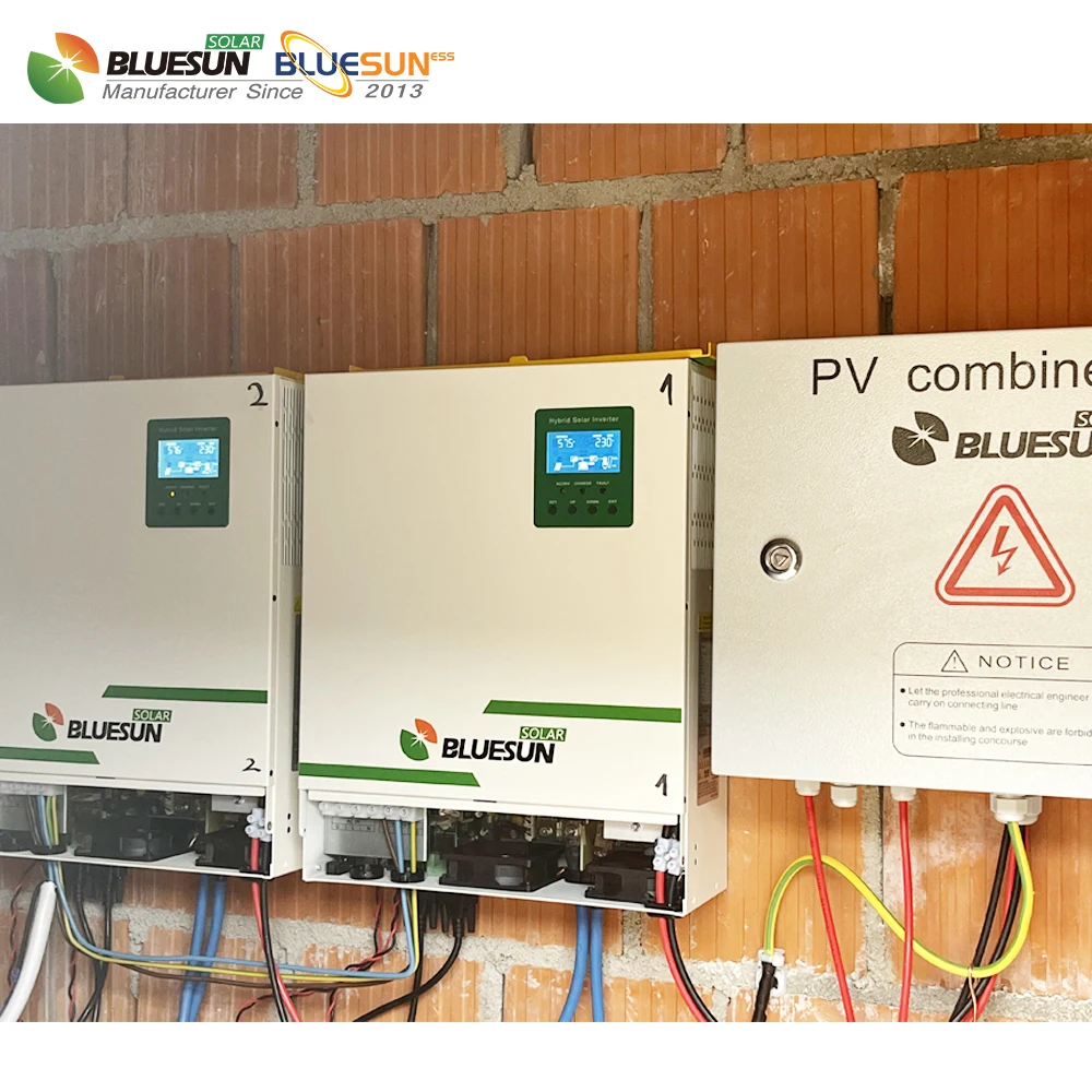 Bluesun Solar Inverter 5kw 5.5kva On Grid Off Grid Inverter for solar panels system Battery system For Household use