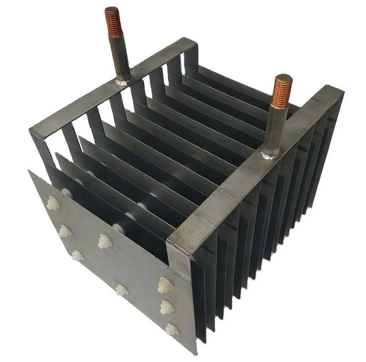 MMO Coated titanium electrode group in landfill leachate, aquaculture wastewater, cooling circulating water treatment