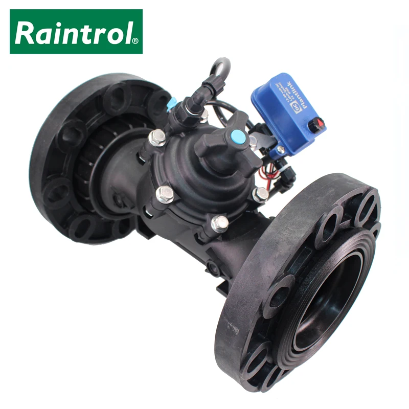 401BM 4 inch solenoid  valve plastic agriculture irrigation water treatment electric control ac dc latching pulse DN100 Flange