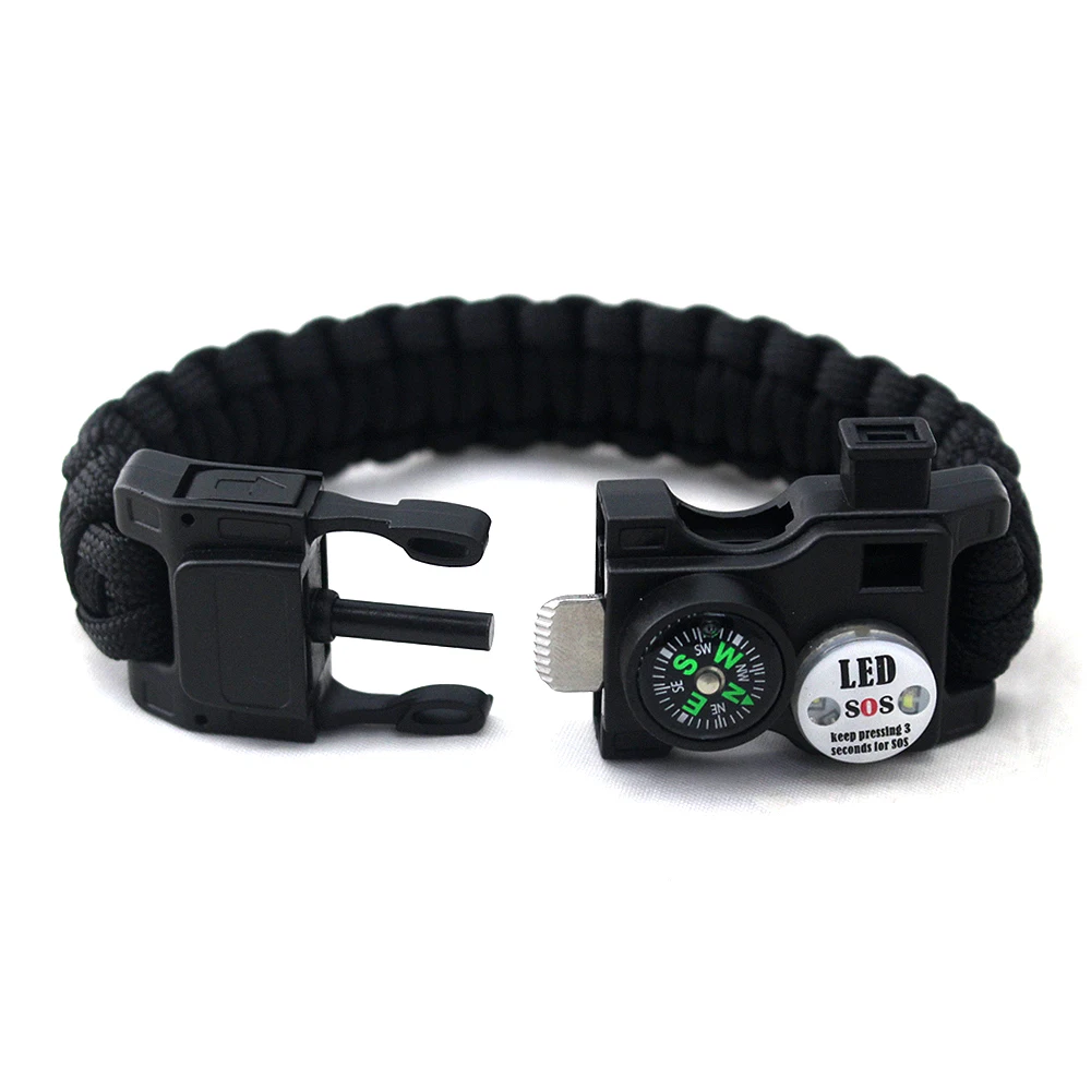 New Design Fashion Mens Camping Gift Bracelets, Edc Nylon Paracordfermoir de cross custom logo paracord bracelet buckles