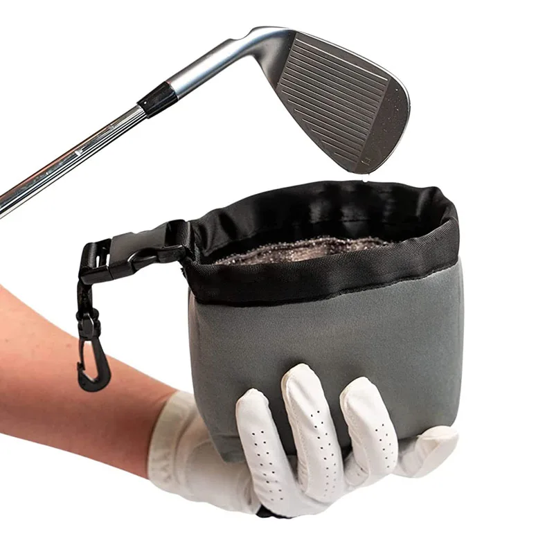 Golf Ball Cleaning Bag Portable  Detachable Cleaning Bag Diving Cloth Easy to Clean Golf Ball Cover