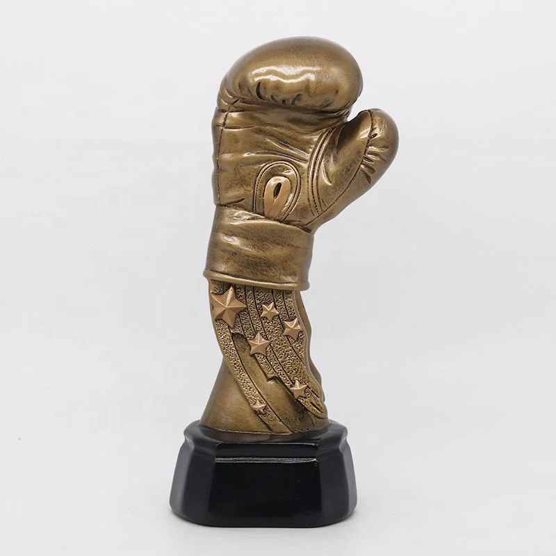 Boxing match competition custom name logo souvenir boxing glove trophy cup other boxing products
