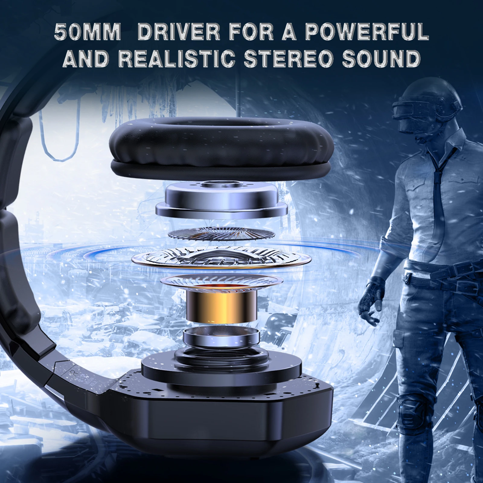 Onikuma X8 Gaming Headset Casque Wired Pc Surround Sound Bass Gamer Headphone With Mic For Playstation 4