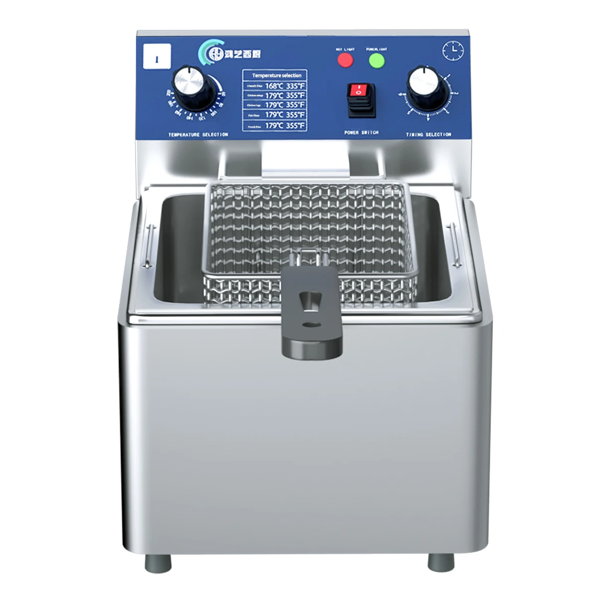 China factory hot sale commercial quality electric fryer manufacturer 12L table fryer suitable for hotel commercial kitchen