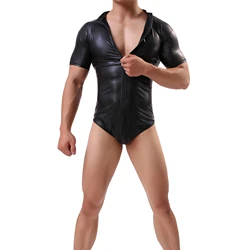 wholesale Custom High quality wrestling tights Sublimation men motorcycle leather vest