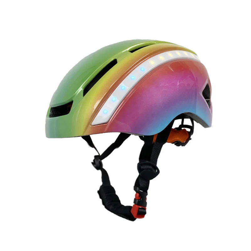 SHENZHEN Manufacturer hotsales NEW 5 LED modes children bicycle helmet lights kid bicycle