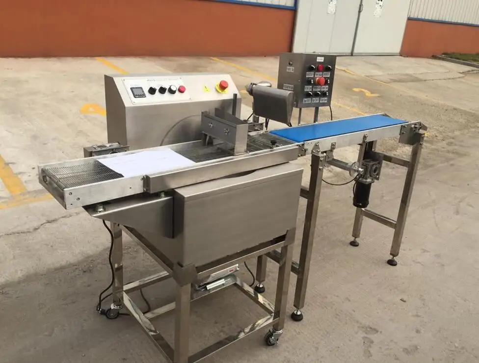 small chocolate enrober machine chocolate enrobing production line chocolate candy cooling tunnel