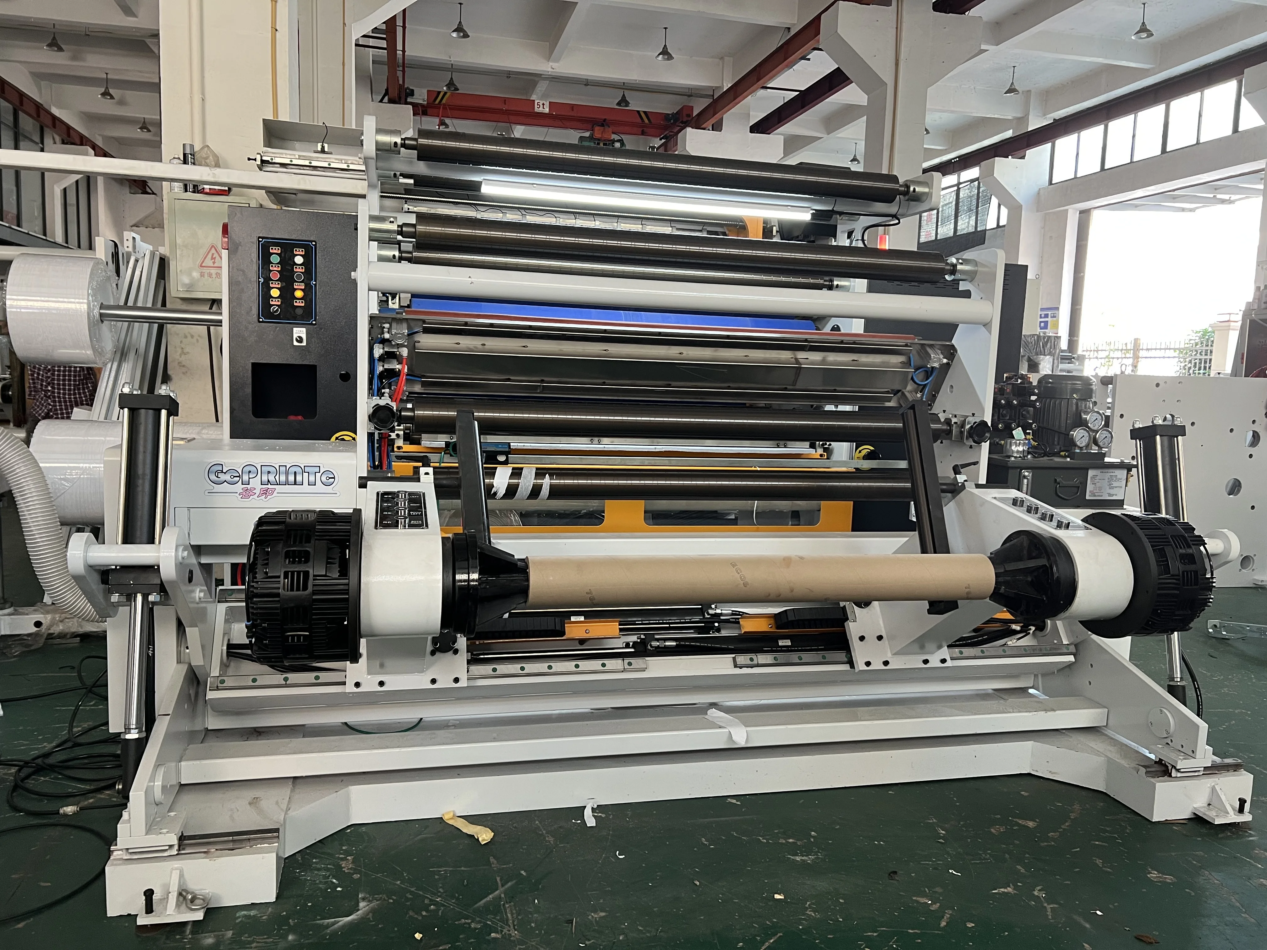 HK-1600GPC  paper cutter and rewinder machine  Paper Slitting Rewinding Machine