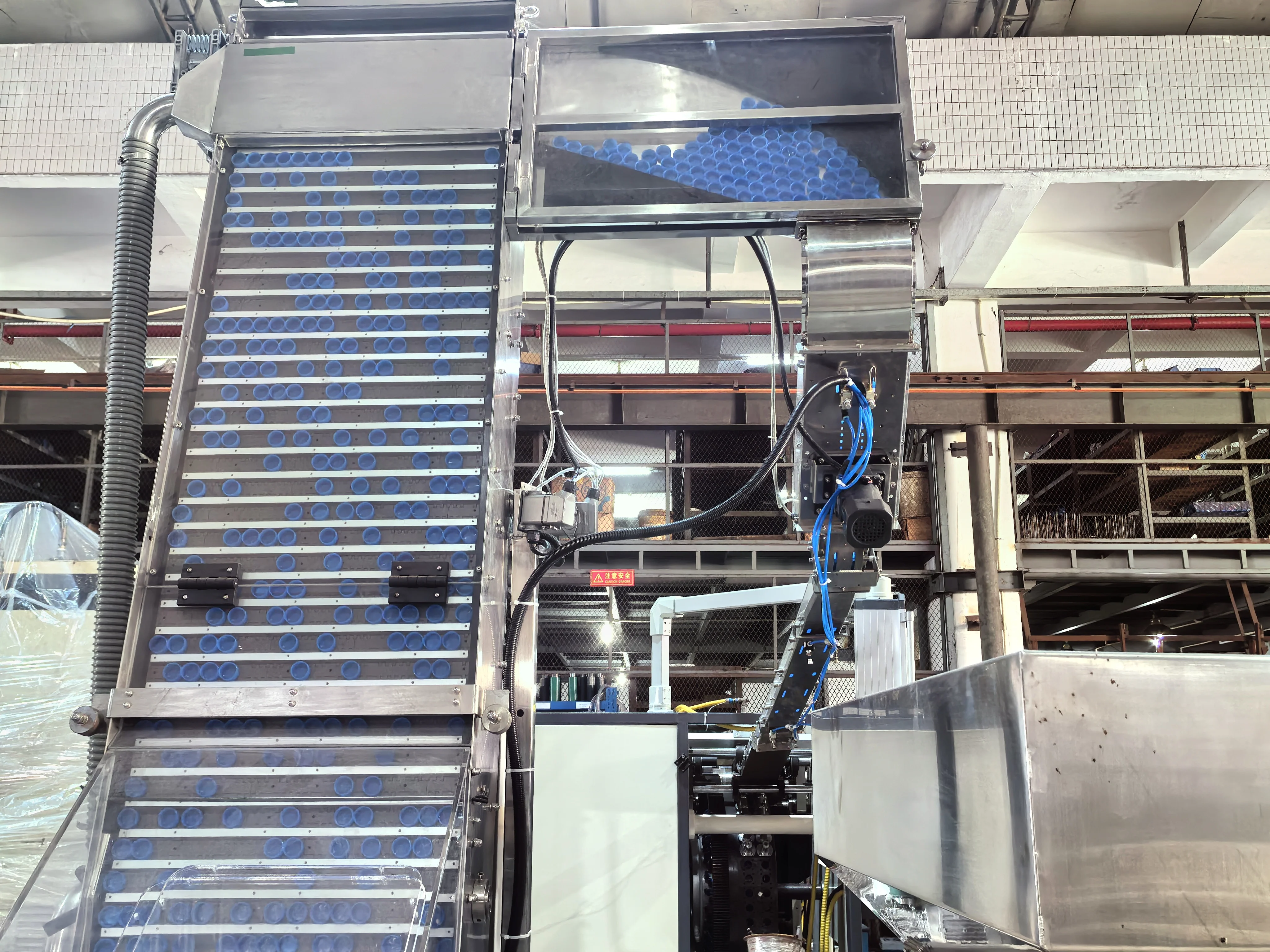 Offset Printing Machine for Plastic Bottle Cap with Automatic Cap Sorting and Feeding