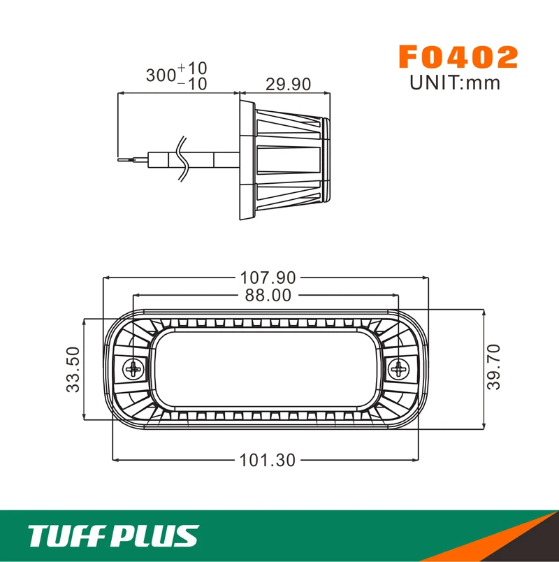 Tuff Plus Factory High Brightness 12V 24V Bar Led Grow Lights Led Strobe Light SUV Warning Light