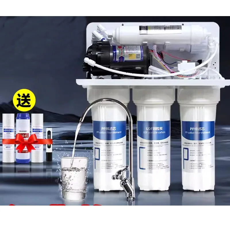 5 Stages R O Reverse Osmosis Water Purifier Machine Water Filter Housing 20 Inch With Pressure Tank