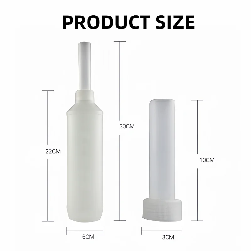500 ML cow cattle pill feeder bottle poultry plastic Medication feed tool animal drenchers