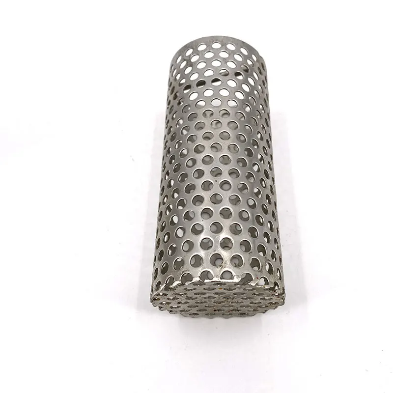 Stainless Steel Mesh Screen Filter Perforated Pipe/Tube For Automotive Exhaust System