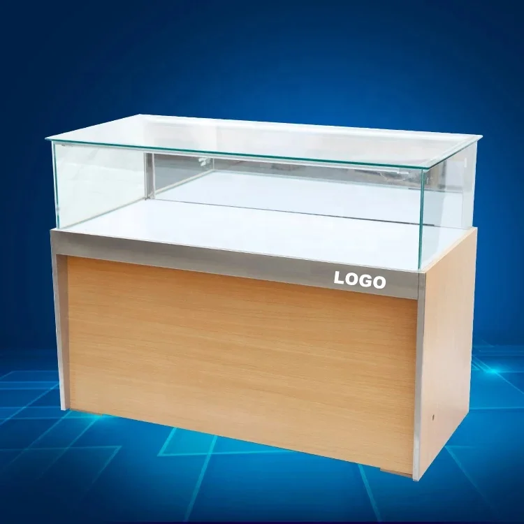 Mobile Phone Display Counter showcase Glass for