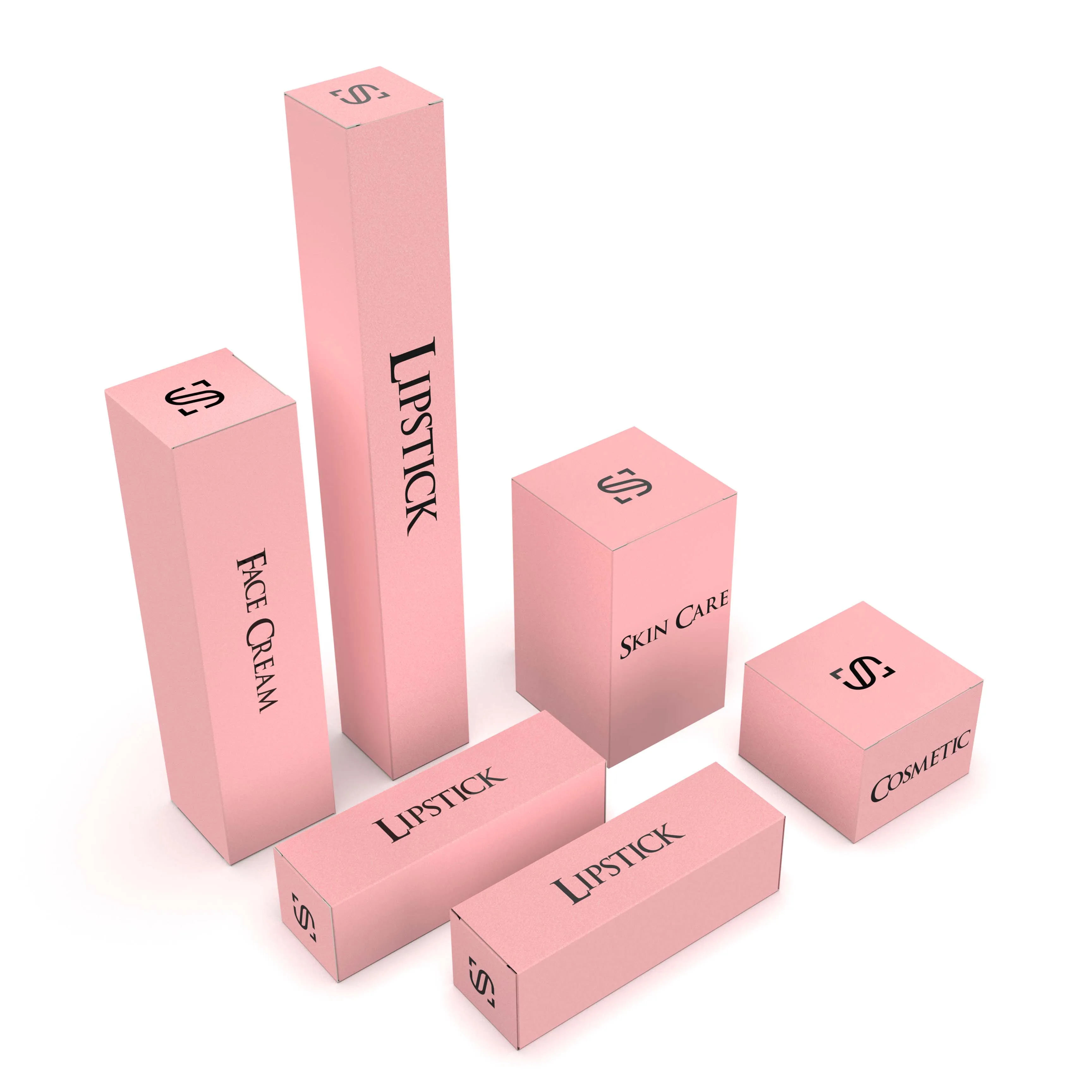 Recyclable Custom Beauty Packaging Box  Skincare Packaging Cosmetic Packaging Boxes Collapsible Makeup Gift Card Box