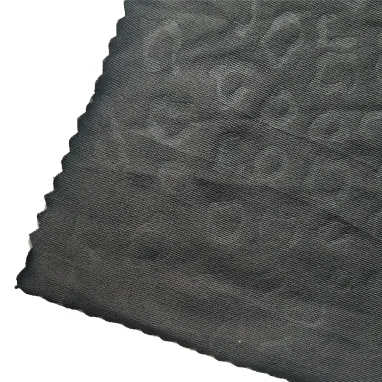2022 Hot Dty Polyester Yarn Jersey Knit Embossed Custom Spandex Logo On Fabric