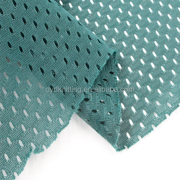 Polyester Pin Hole Mesh Fabric, Mesh Football, Basketball Jersey Fabric for Sports Shorts and Sports Vest