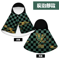 Japanese Demon Slayer Blade Tokyo Avengets Naruto Anime Cloak Plush Warm Cape Two-dimensional Cloak Peripheral