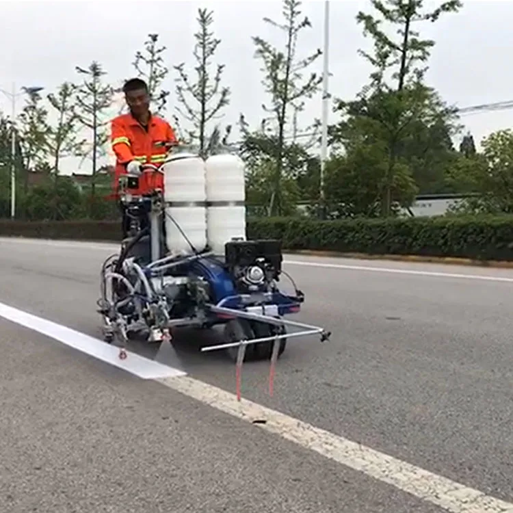 Hand Push High Pressure Airless Line Painting Machine Manual-Road-Marking-Machines