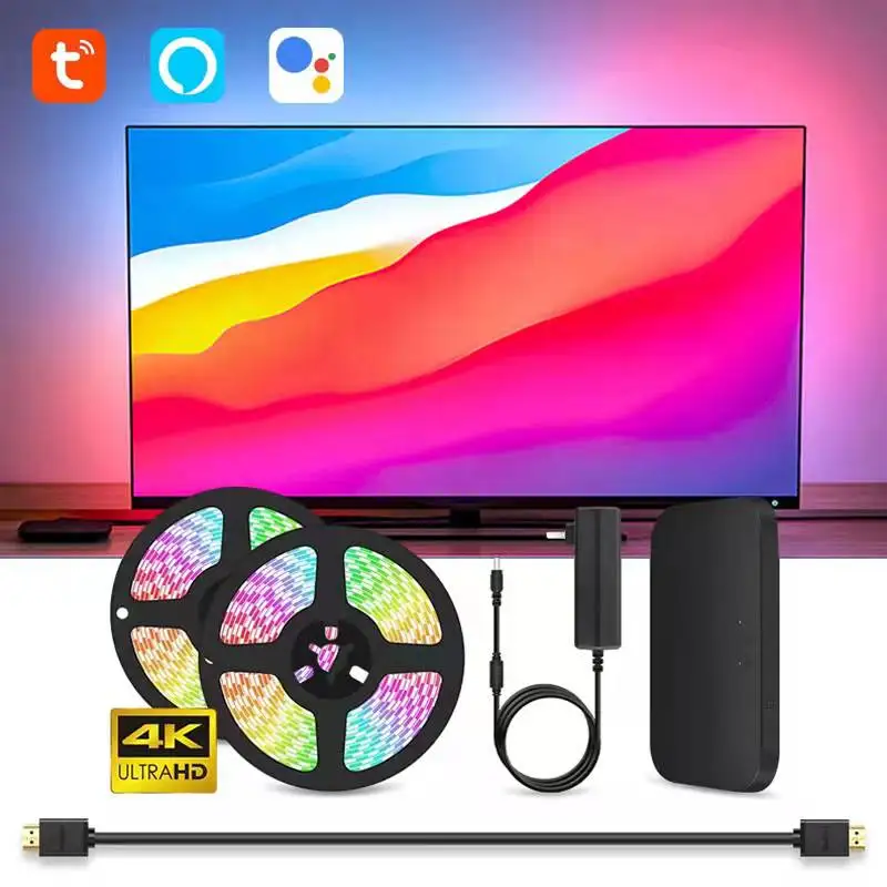Led-подсветка для смарт-ТВ 4K HDMI 2 0 Wifi Alexa голосовое управление