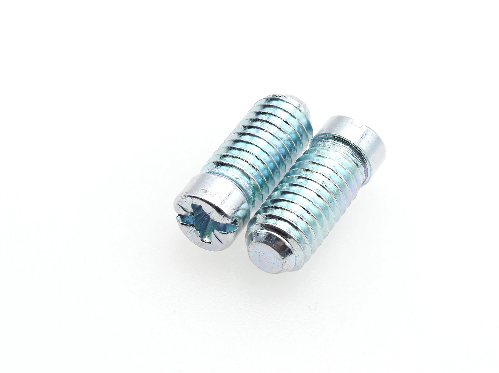 M6X16 PZ2 Slot Flat Head Terminal Screw Zinc Galvanized Carbon Steel with Metric Measurement System