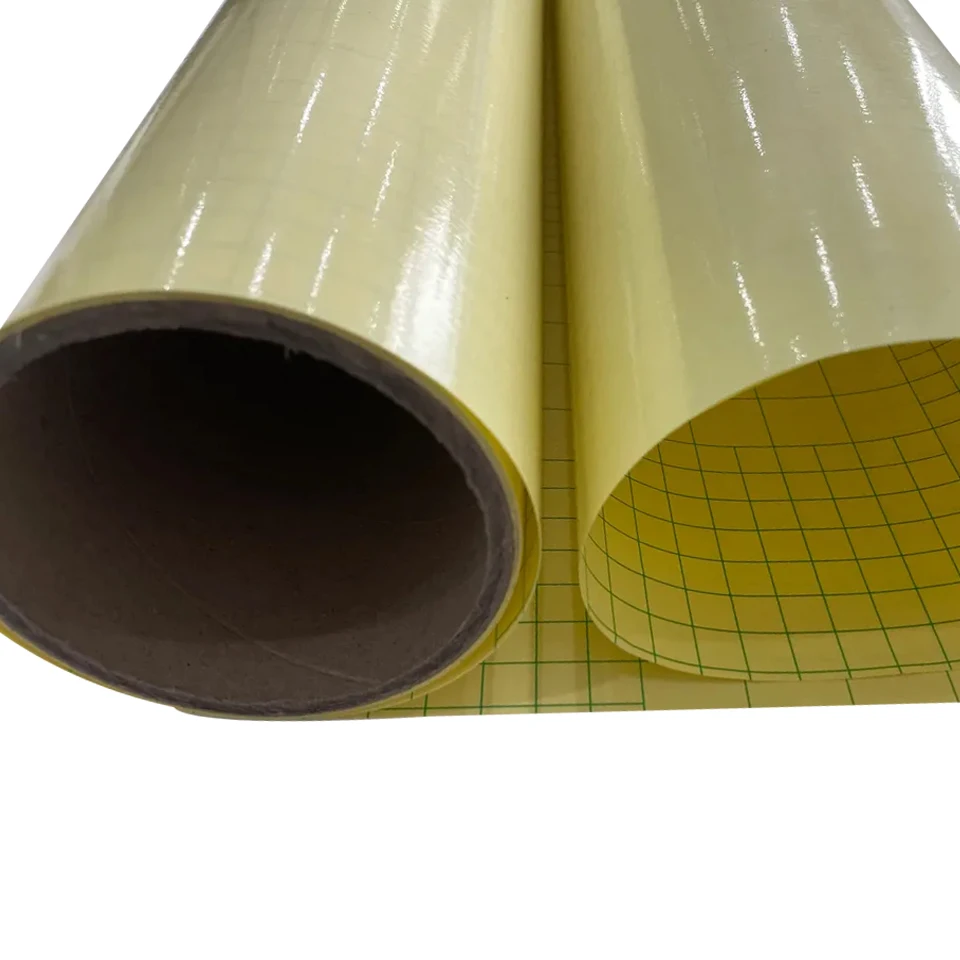 Глянцевая/матовая декоративная супер прозрачная 80 микро 100 г желтая холодная ламинированная пленка