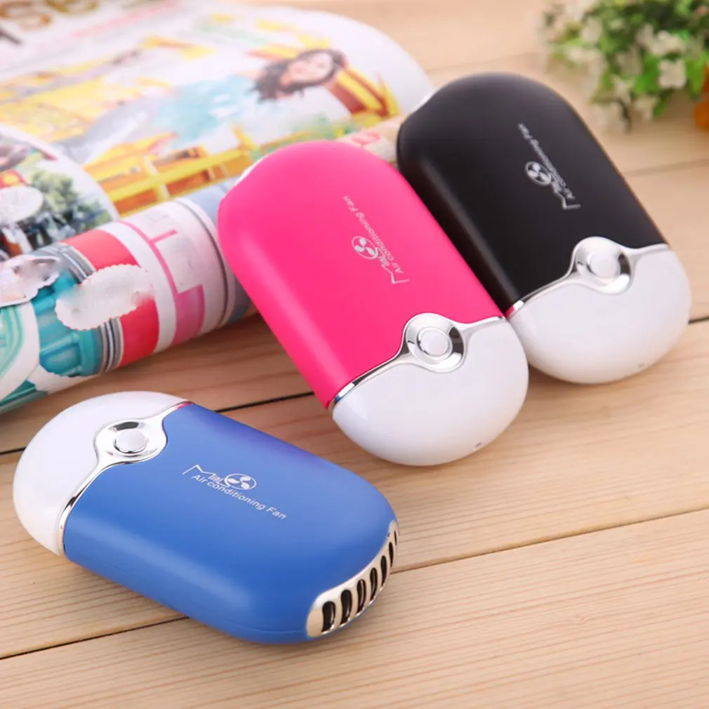 USB Mini Fan Air Conditioning Blower Quick Dryer For Eyelash Extension Nail Polish Rechargeable Quick Dry Pocket Cooling Fan