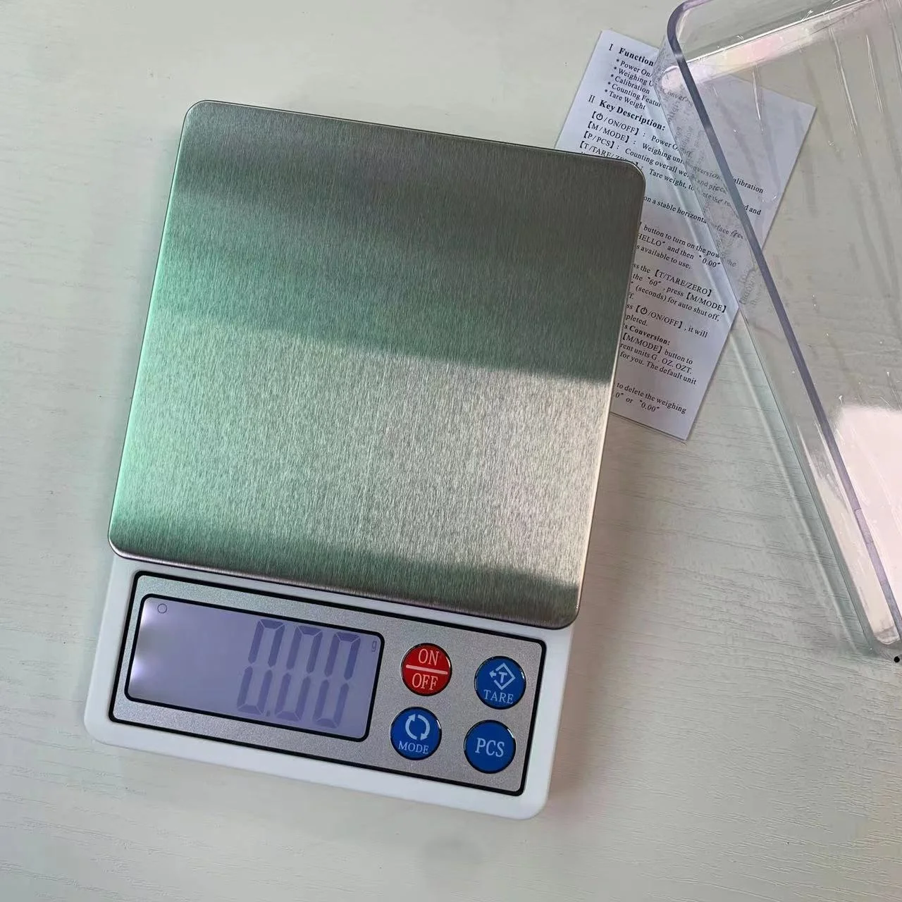 0.01G New Digital Weighing Weight Jewelry Diamond Scale Lab Balances Food Kitchen Scales Mini Gold Gram Coffee Scale