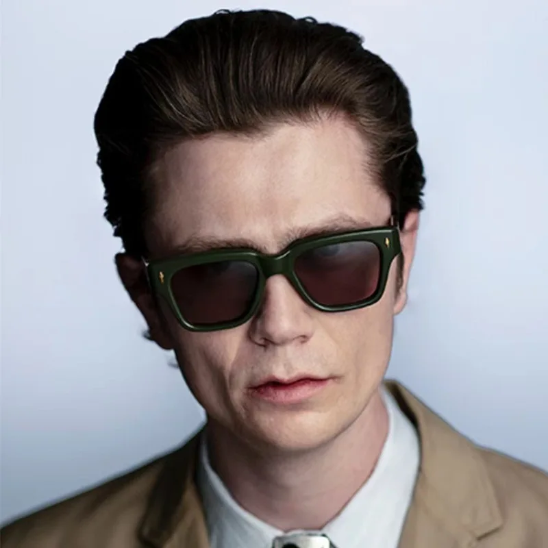 STARSMOONS Shenzhen factory Environmentally friendly acetate square sun glasses UV resistant Fashion sunglasses for man