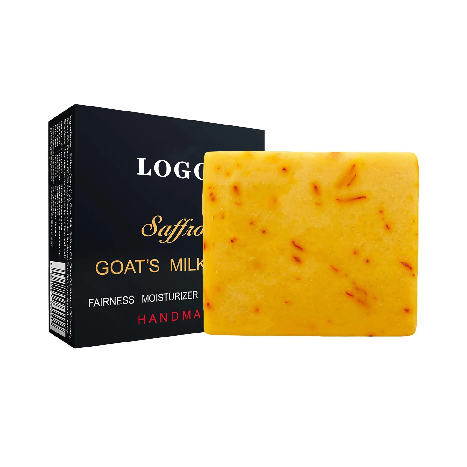 Jiajie small batch can be customized Saffron Flower Goat Milk Soap
