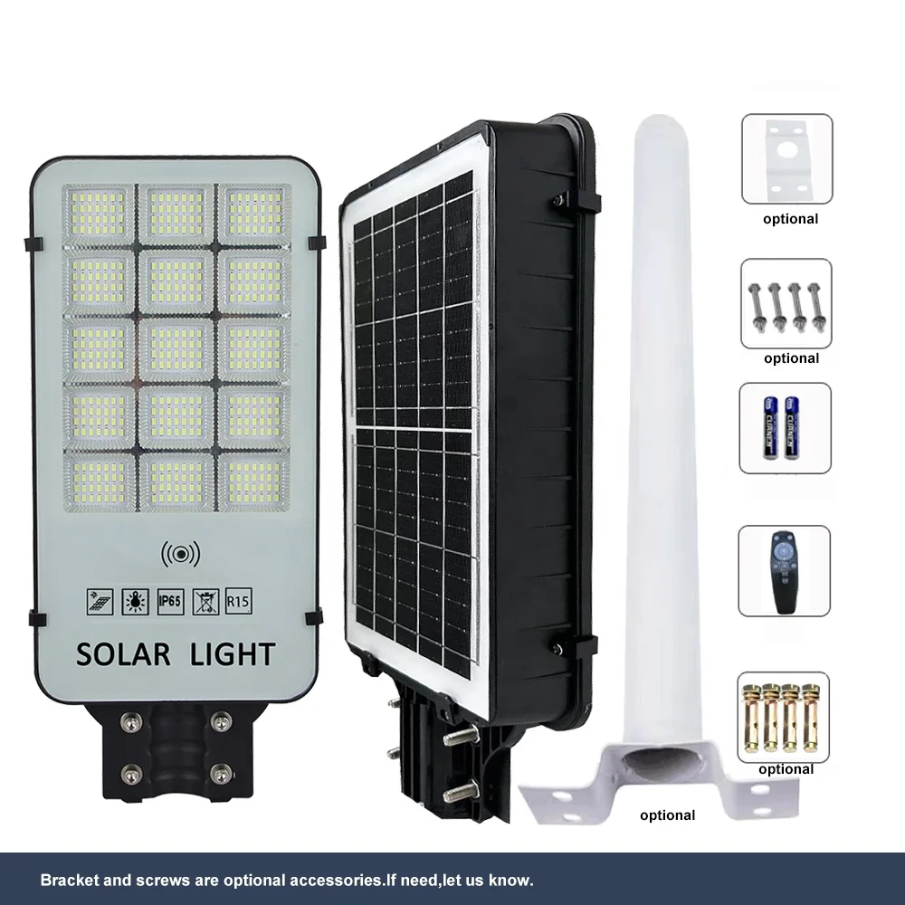 Wholesale Customization outdoor 100 200 300W  Industrial grade ip65 waterproof solar street light