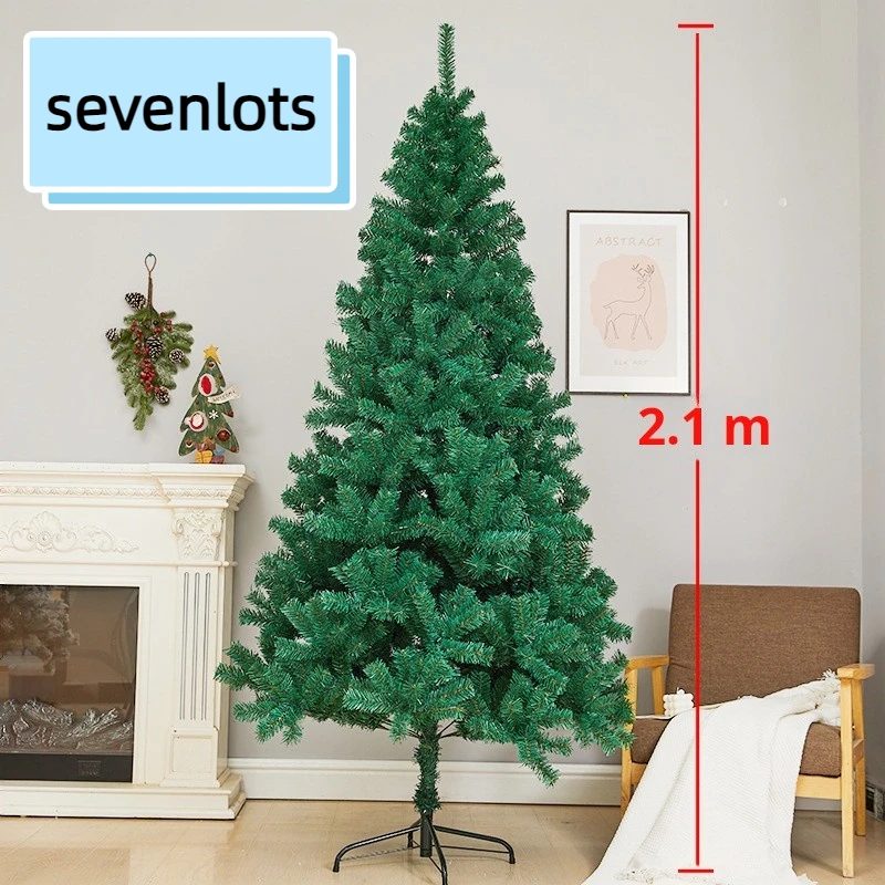 Green Christmas Tree 1.5ft 2ft 3ft 4ft 5ft 6ft 7ft 8ft 9.8ft Home Decorative Bare Tree Simulation Christmas Decoration_1