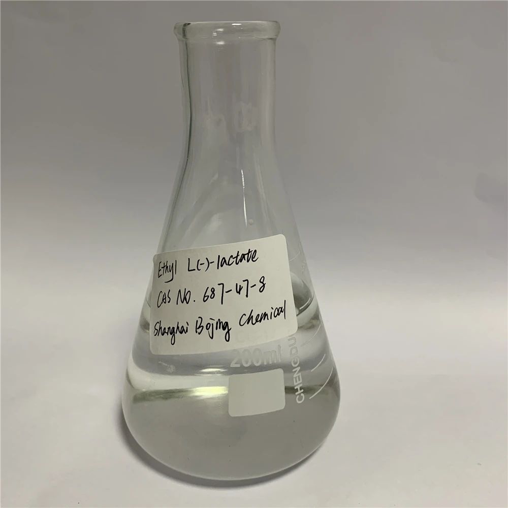 Hot Selling CAS 687-47-8 Synthetic Organic Chemistry 99% Ethyl L(-)-Lactate