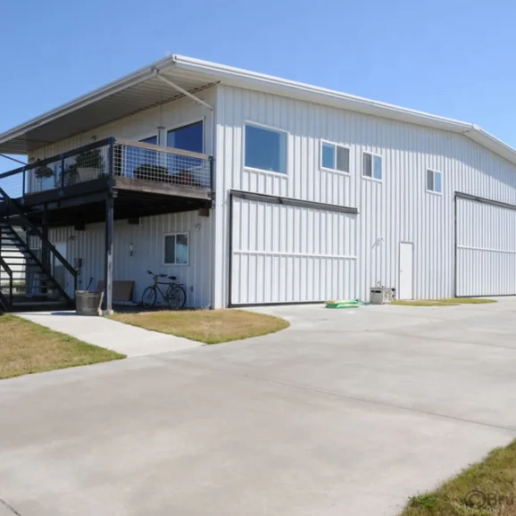 prefab production hangar use metal shed type  steel warehouse workshop