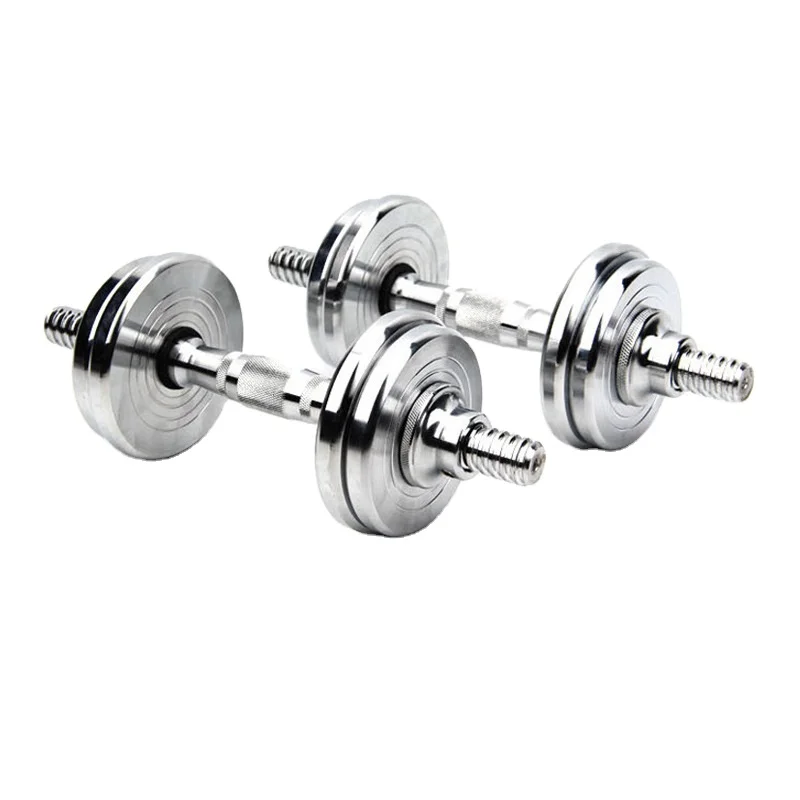 Get-Fit High Quality Chrome Small Hole Steel Iron Weight Lifting Gym Fitness Barbell Plates Sets Adjustable Dumbbells Plate