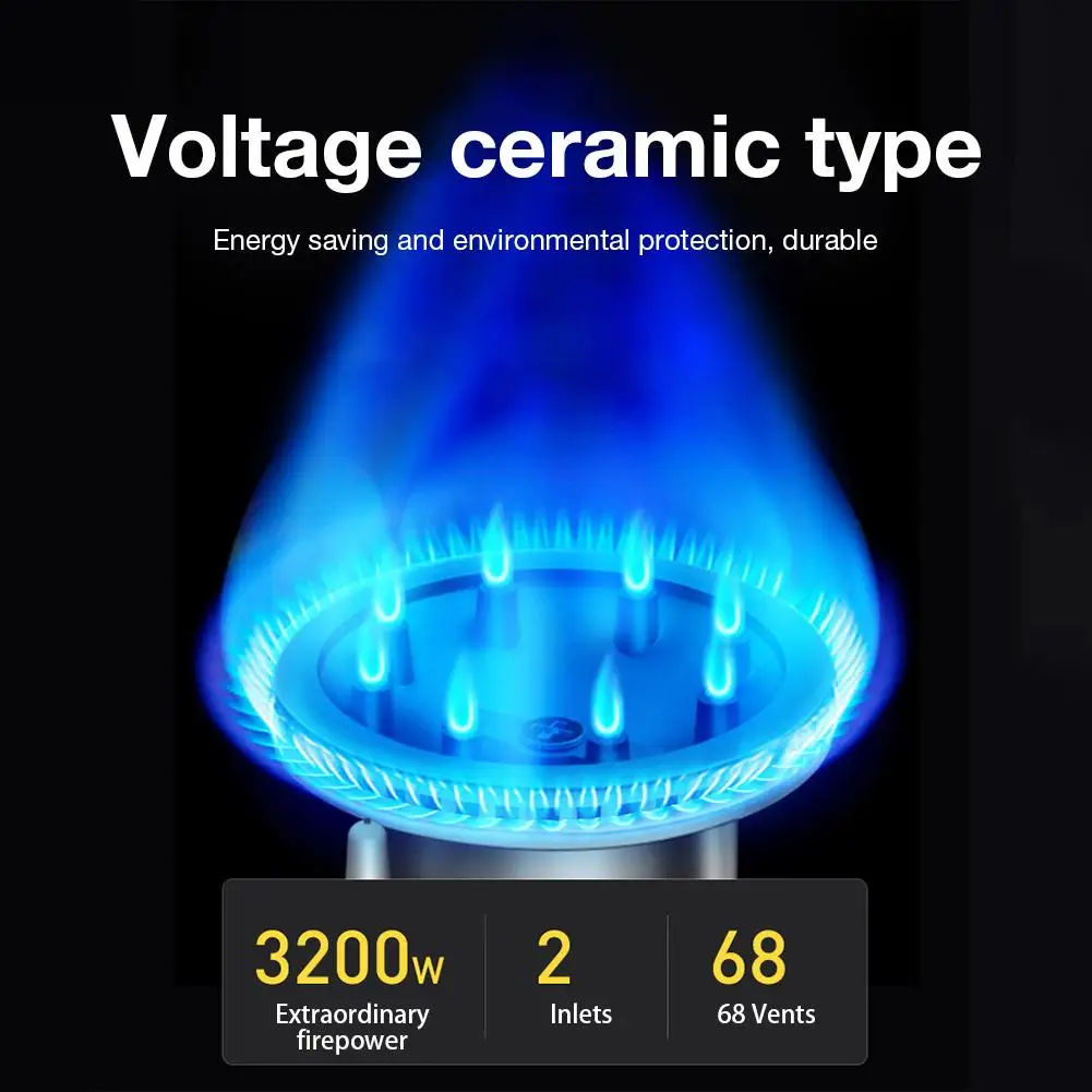 
Portable Butane Gas Stove Good Heat Dissipation Strong Firepower Gas Stove for Home Picnic 