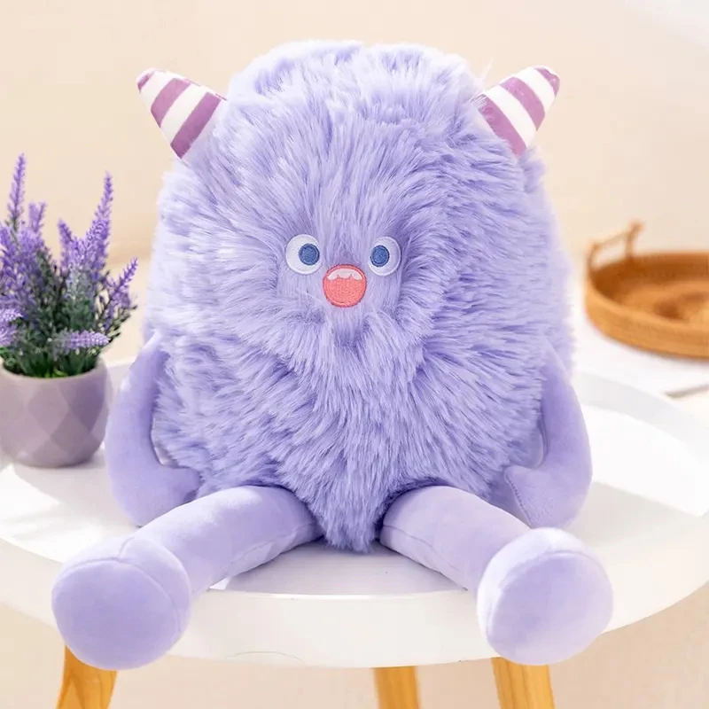 HECION Plush Stuffed Toy Cute Monster Plush Toy Stuffed Animals Plush Toy Monster Throw Pillow Home Deco Gift