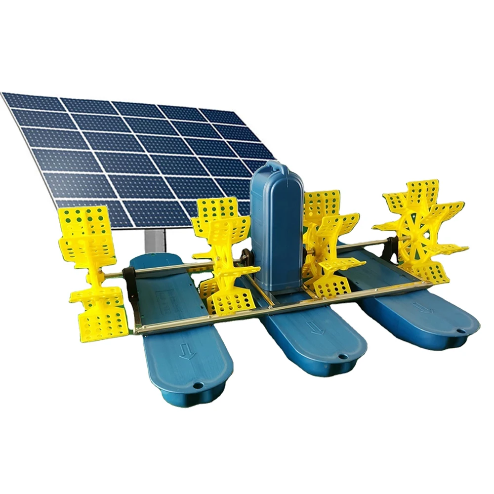 4 Impeller 1.5Kw 380V Solar Powered Aerator Oxygen Floating Aerator for Fish Pond Fish Farming on Sale