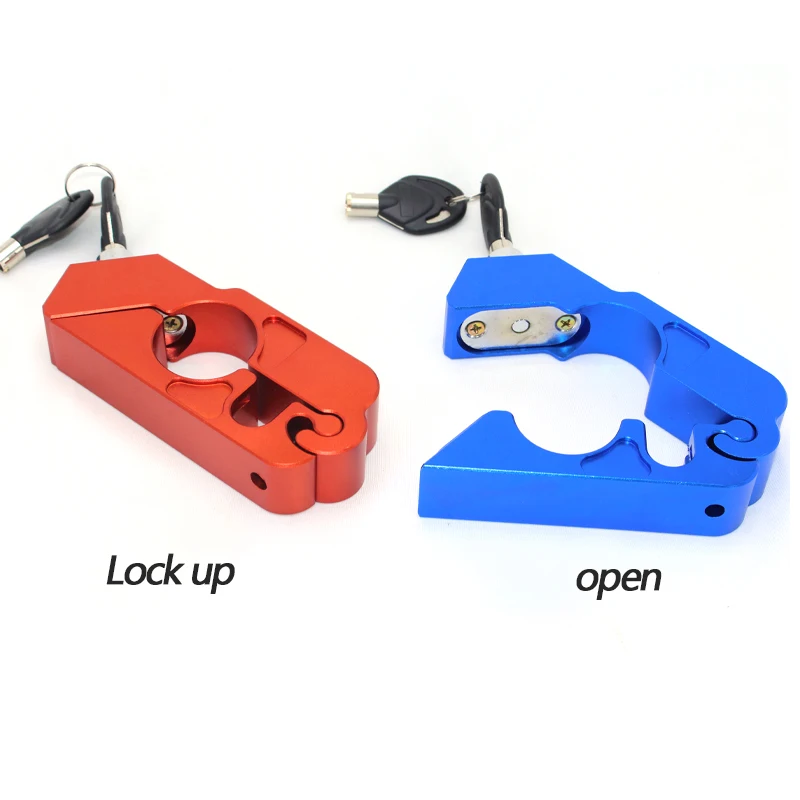 Aluminium Alloy  Design Safety Motorcycle Grip Lock Motorcycle Handlebar Throttle Lock