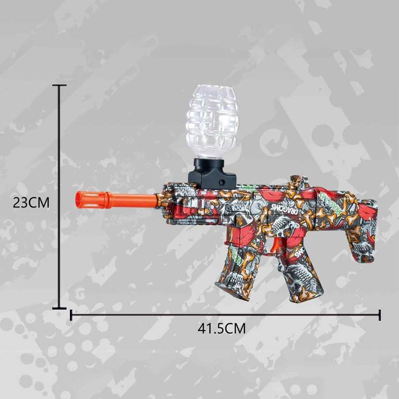 Splatter  Mp5K Ball Jell Gel Gun Blaster Electric Akm Accessories P90 Beads Water Shipping Free  Bullets Blaster Gel