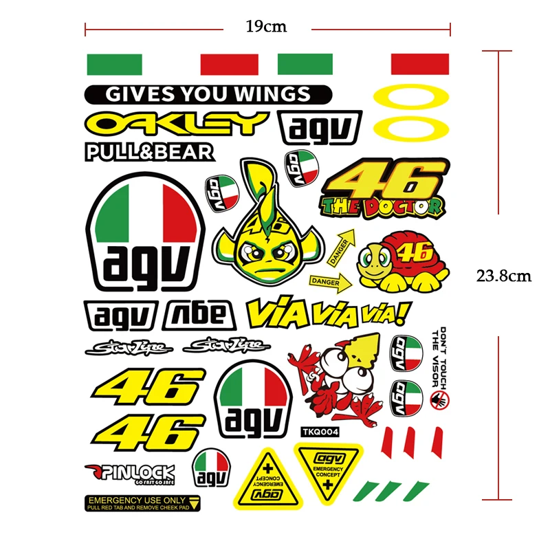  custome vinyl adhesive bike decals and stickers graphics logo design waterproof refletive motorcycle helmet