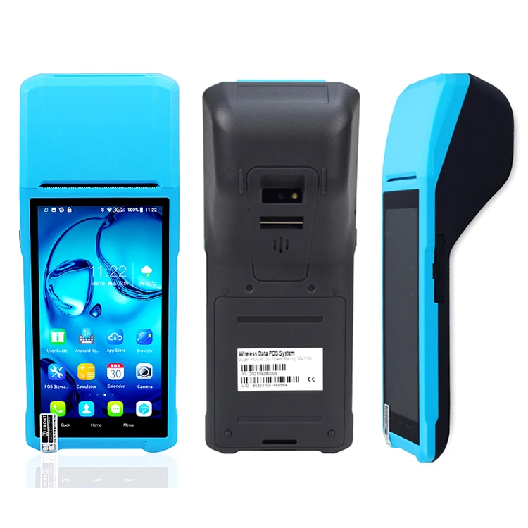 2023 все в одном портативный КПК принтер Smart POS терминал портативные принтеры для управления складами/кафетерия/бутика/книжного магазина