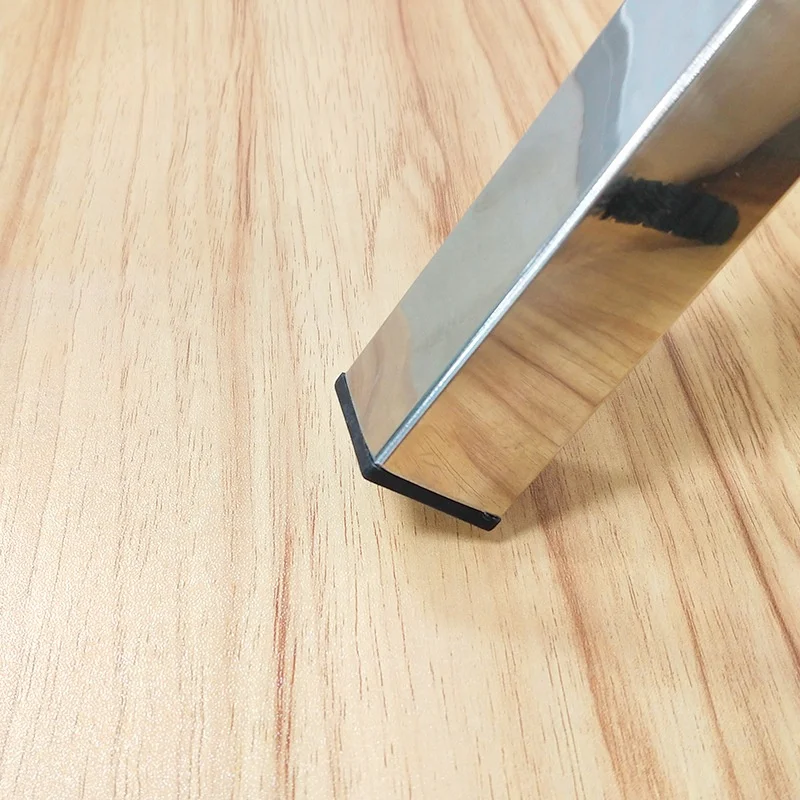 Plastic Black Square Pipe Feet Furniture Pads Non-Slip Mute Plug Table and Chair Square Leg