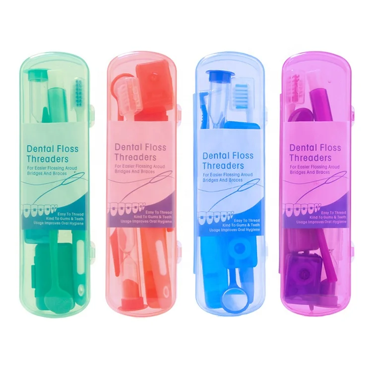 oral care equipment 8 items orthodontic dental kit