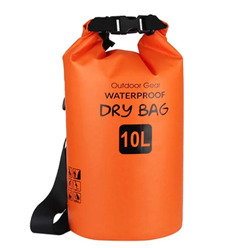 2L/3L/5L/10L Waterproof Dry Bag Pack Sack Swimming Rafting Kayaking River Trekking Floating Sailing Canoing Boating Water Bag